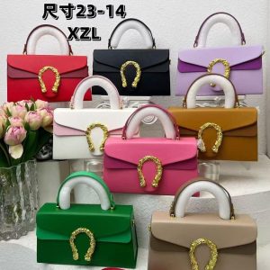 unique gold horseshoe-style handbag